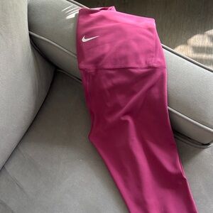 Nike Burgundy Leggings